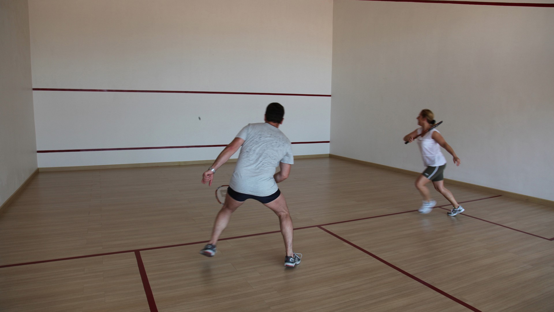 Squash court and Badminton